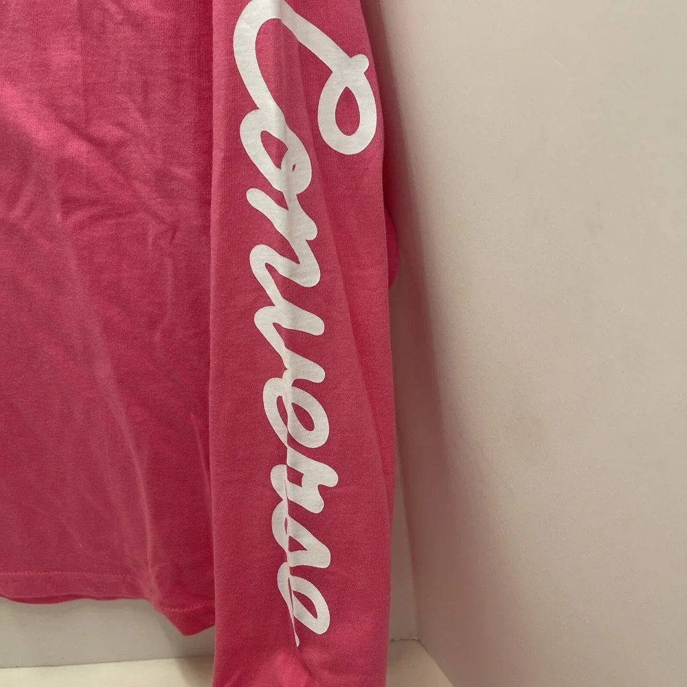 Converse Graphic‎ All Star Long-Sleeve T-Shirt Hot Pink Size XL 13-15 New